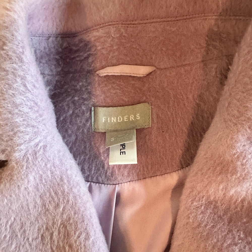 Finders Keepers Gravity Wool Woolen Coat S Lilac - Picture 10 of 11
